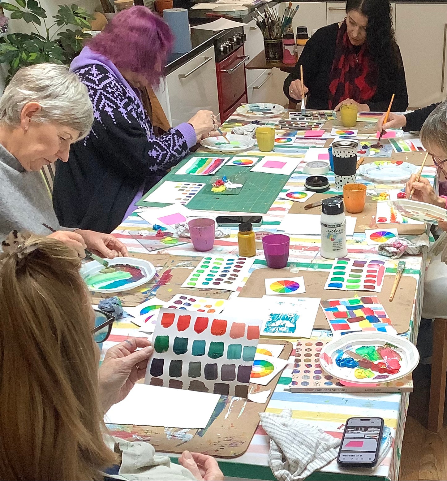 Monthly Wednesday Morning Creative Painting Workshops