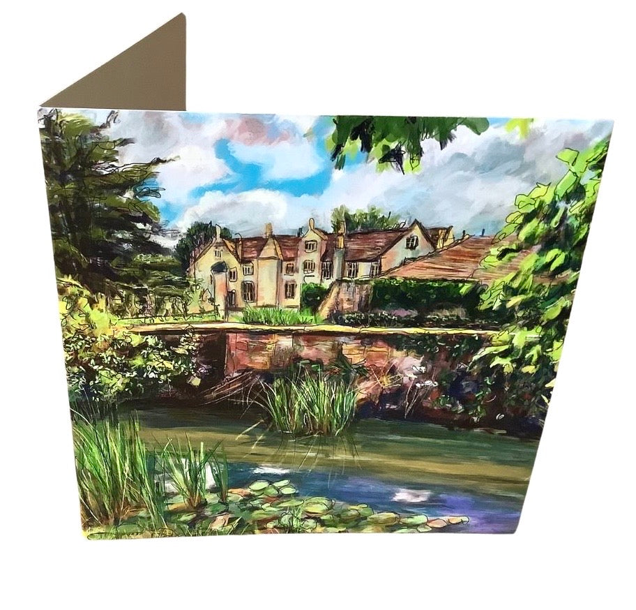 View Across The Moat Art Card