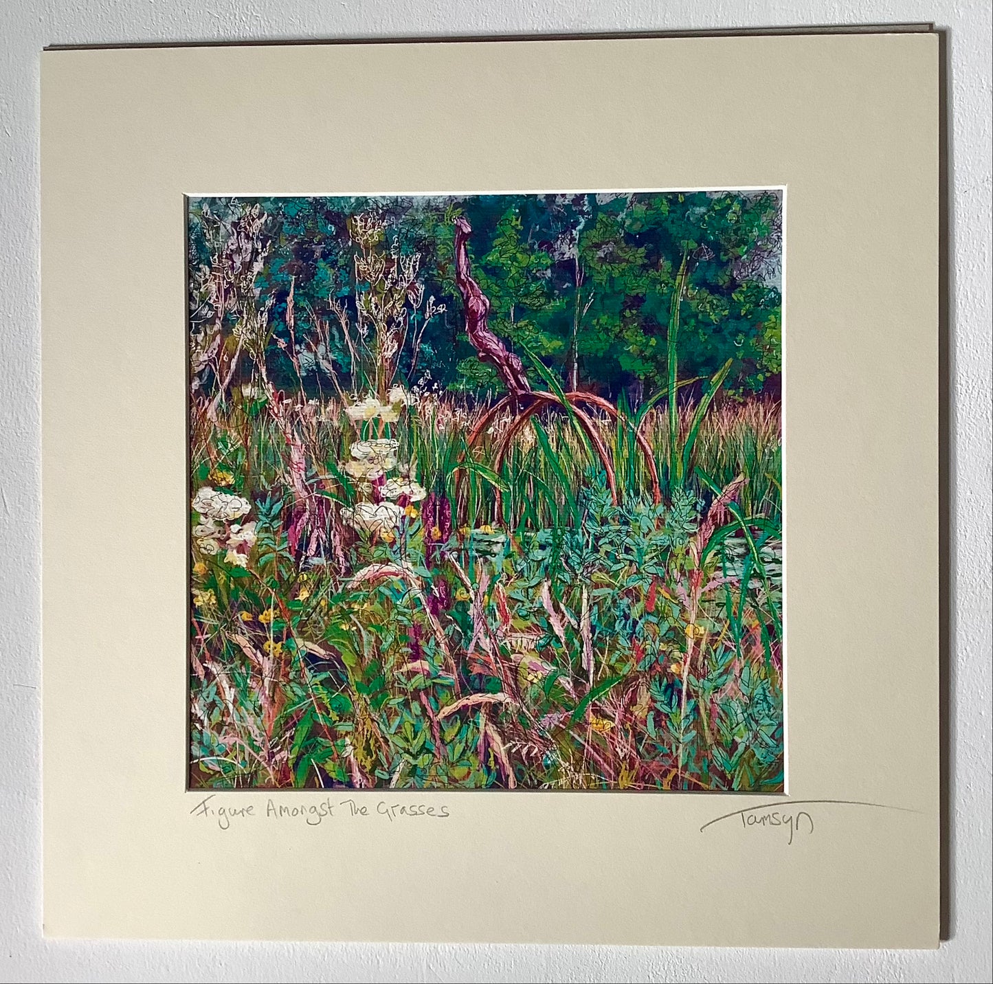 Figure Amongst The Grasses