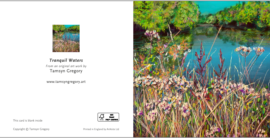 Tranquil Waters Art Card