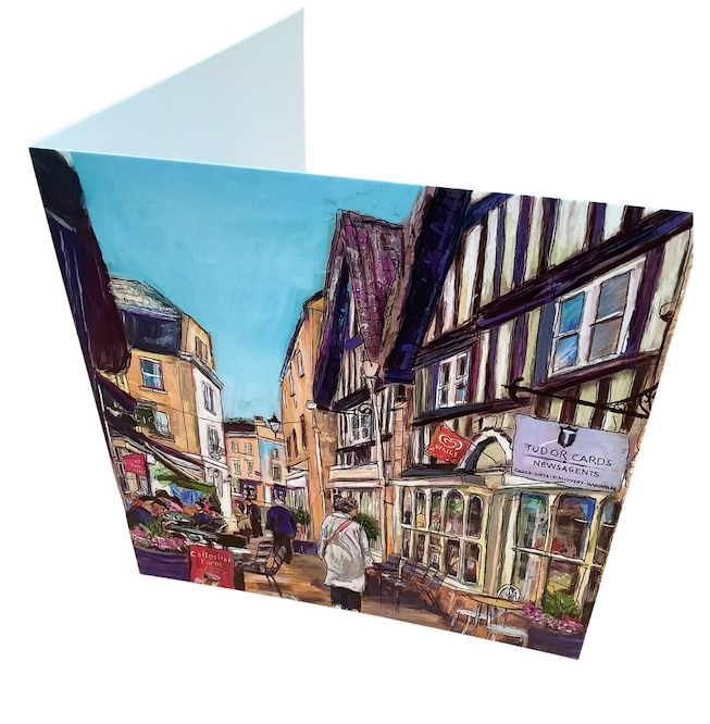 The Shambles Bradford On Avon Art Card