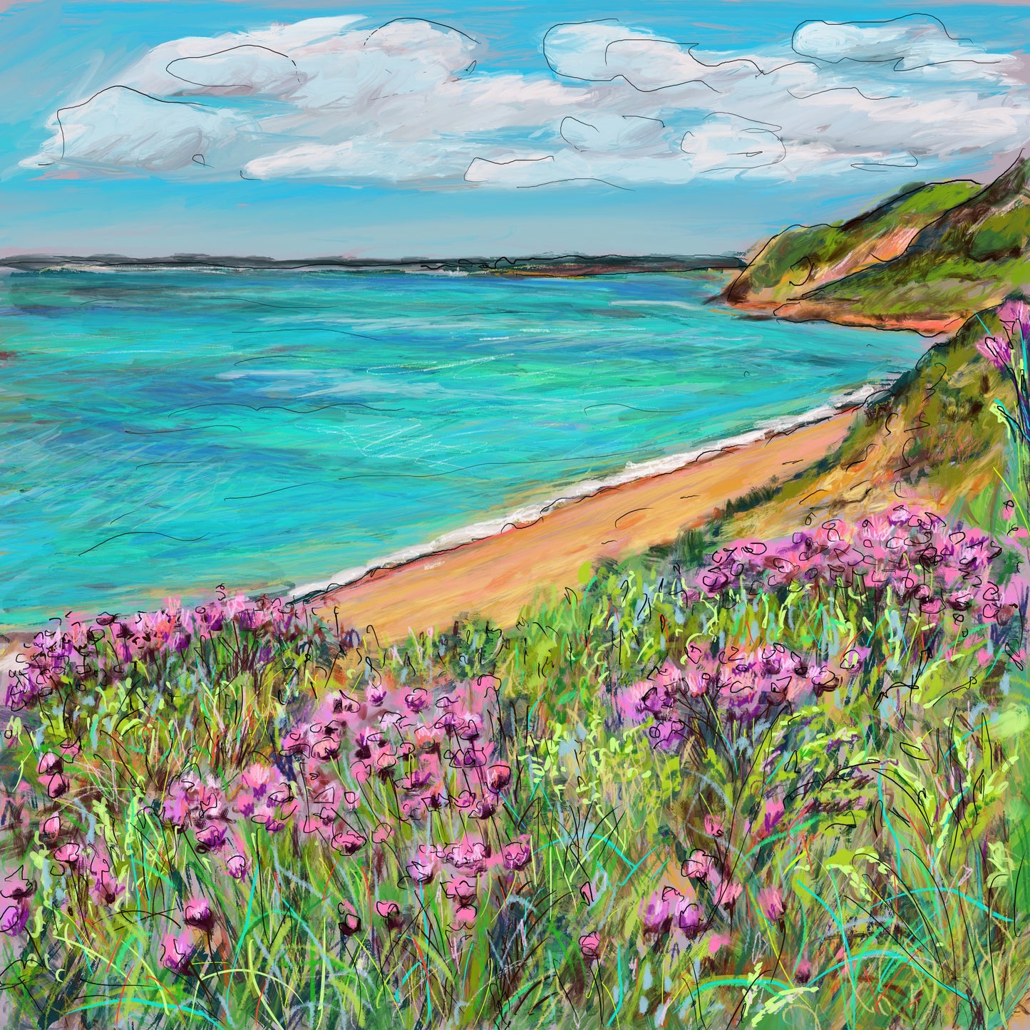 Seaspray Print