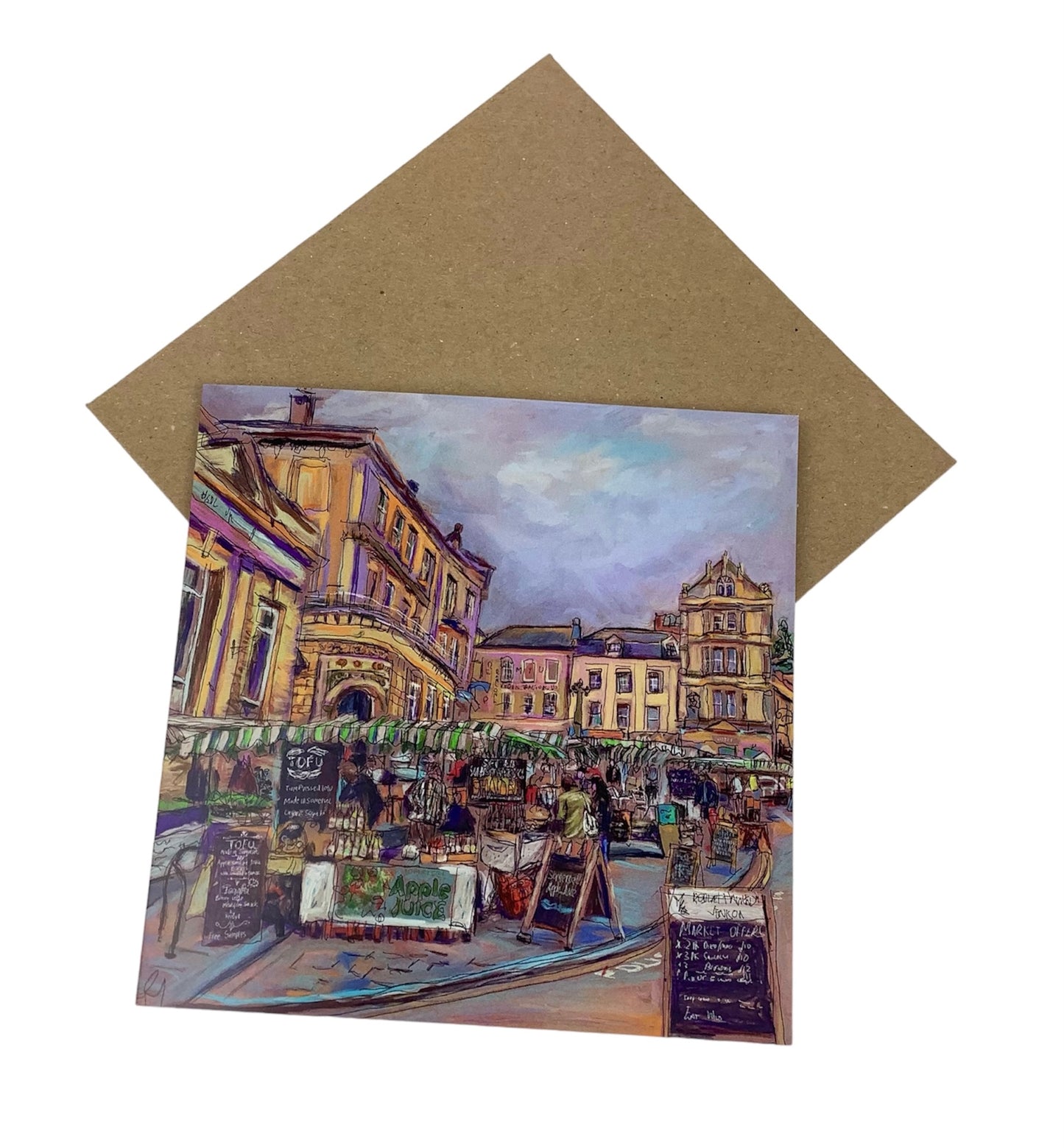 Farmers Market. Art Card