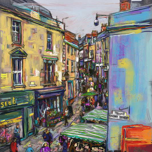 Stony Street. Art Card