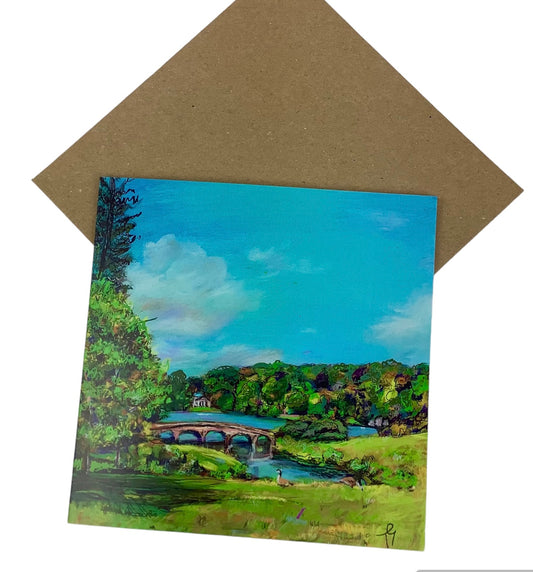 Stourhead Summer. Art Card