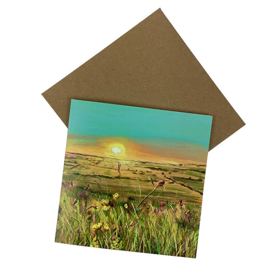 Sunset Art Card