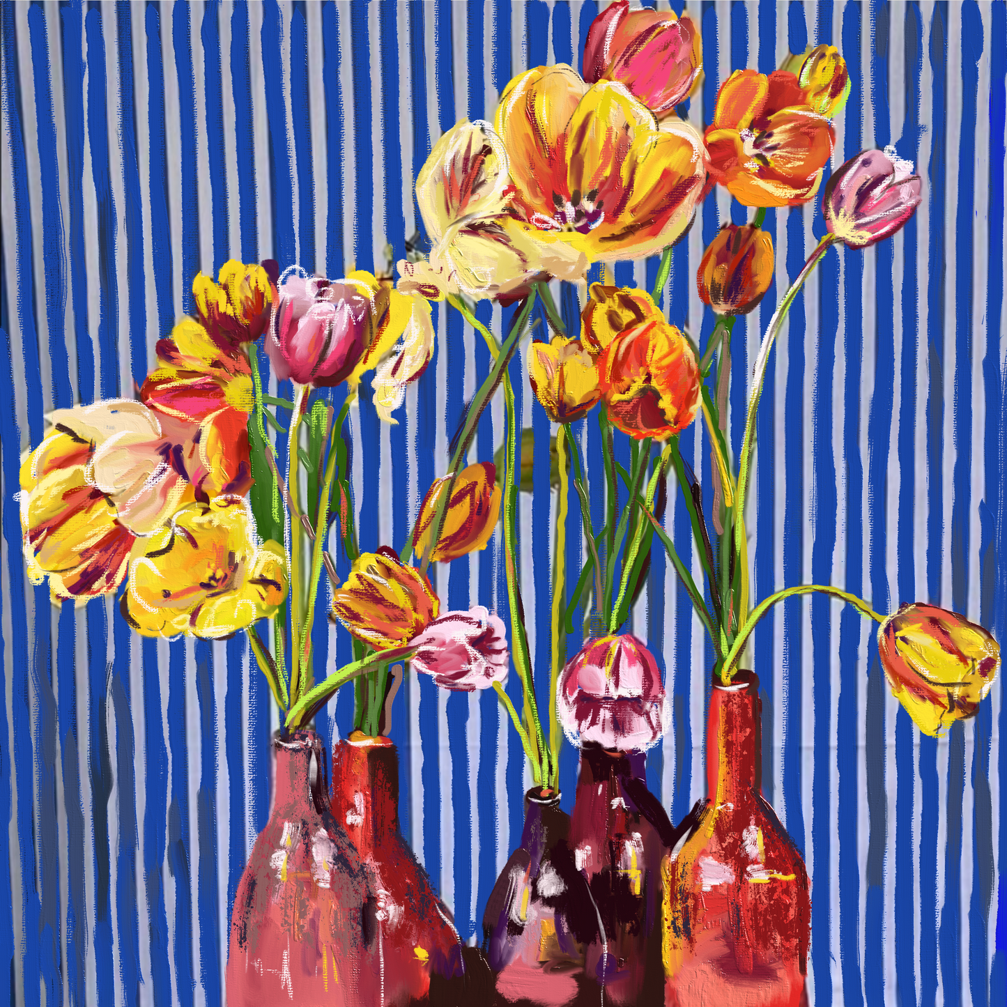 Tulips And Stripes