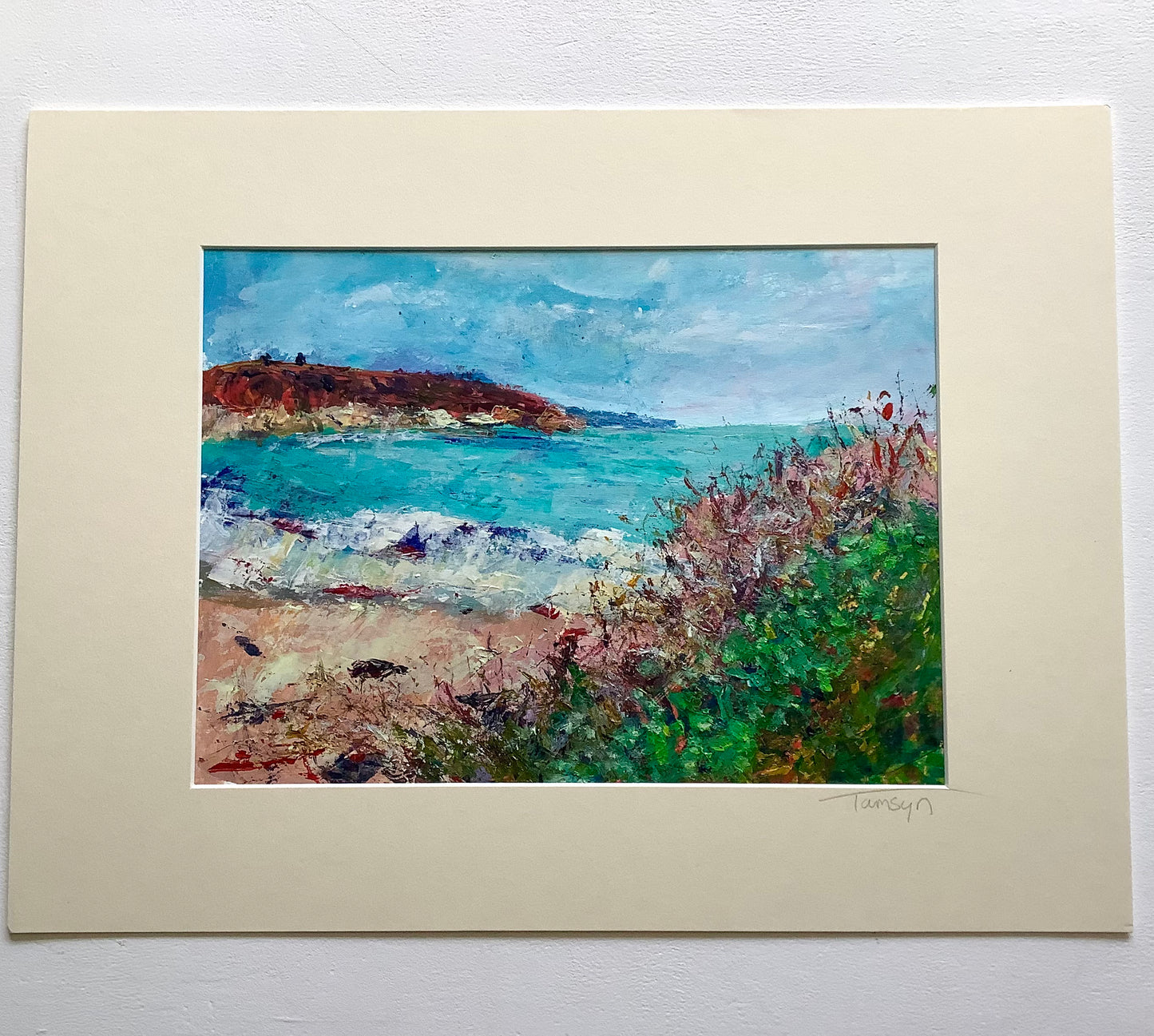 Autumn Beach Original Painting