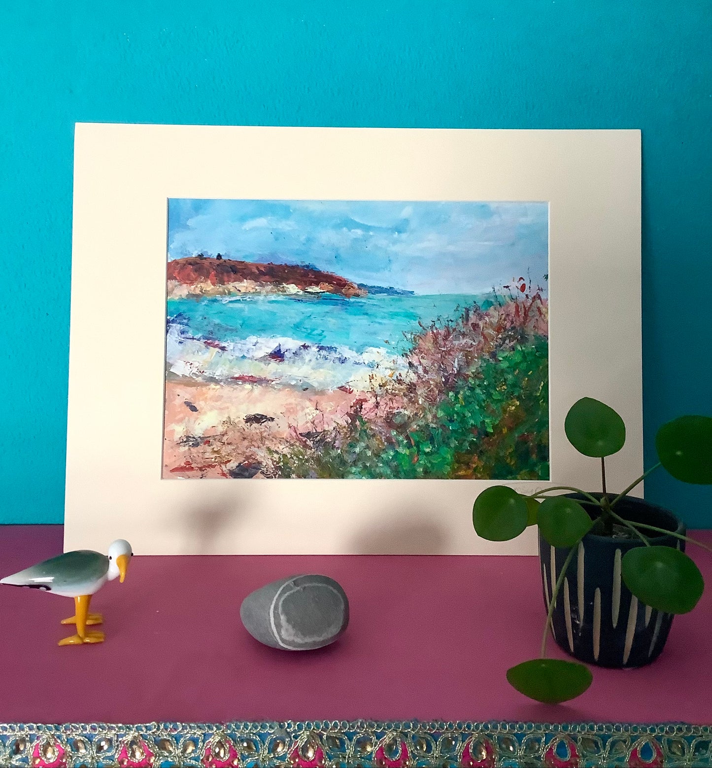 Autumn Beach Original Painting