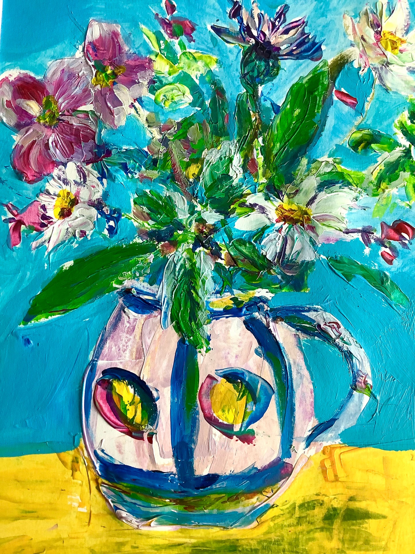 Flowers From The Garden Original Painting