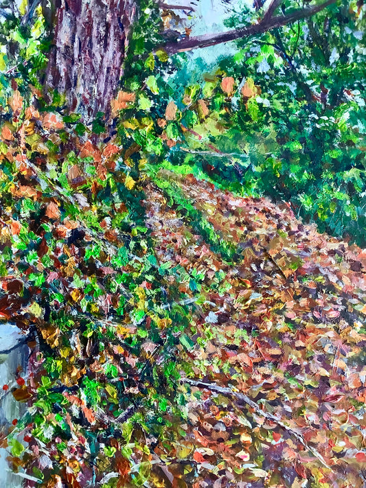 Through The Brambles Original Painting