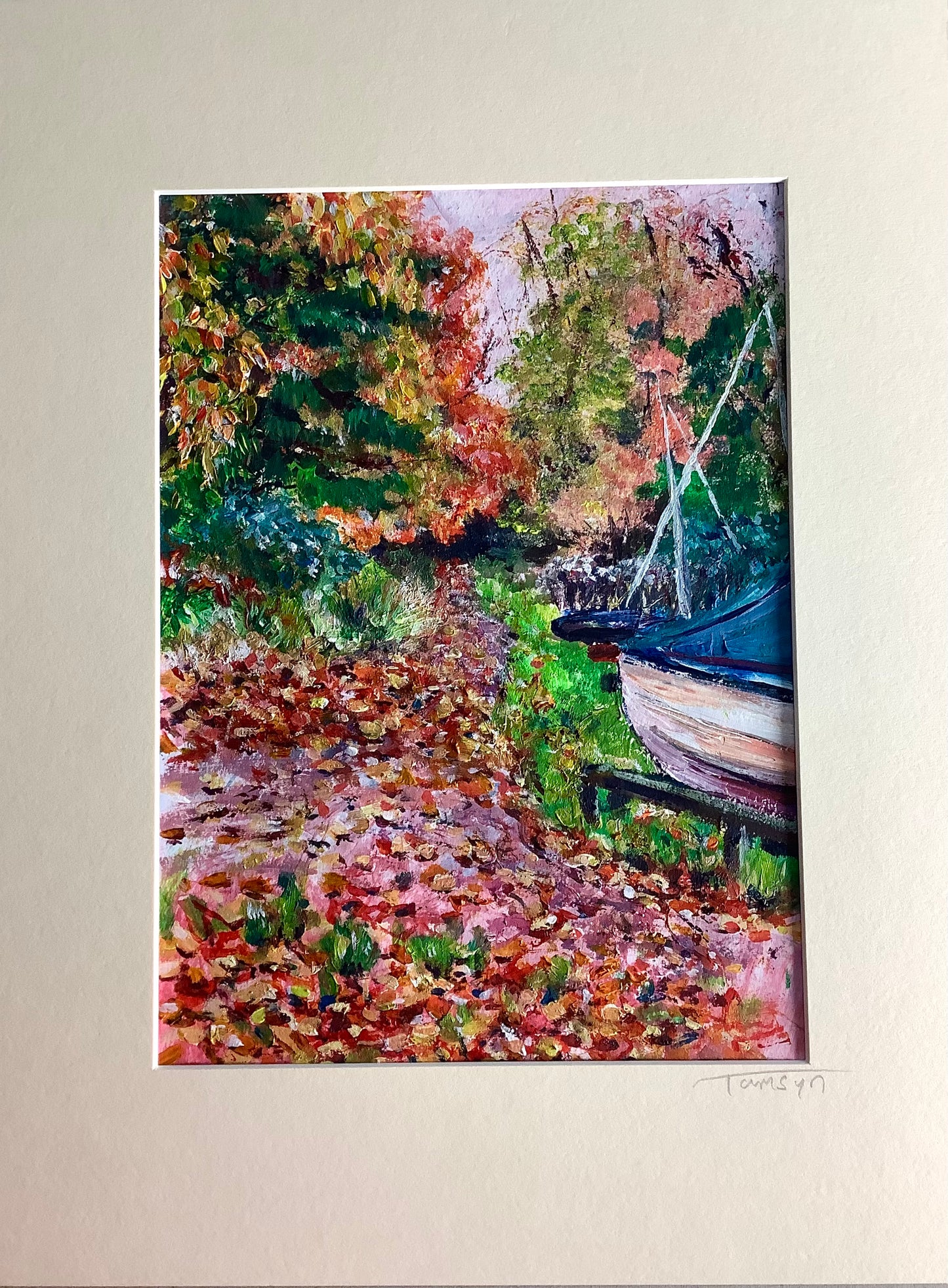 Autumn Walk Original Painting