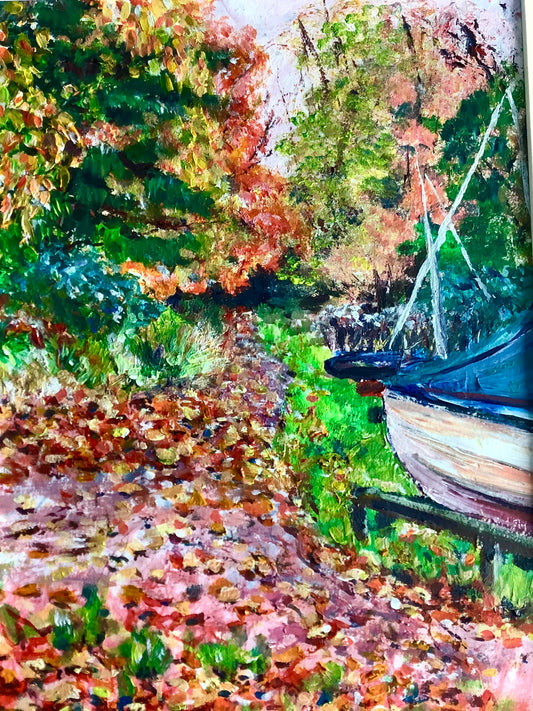 Autumn Walk Original Painting