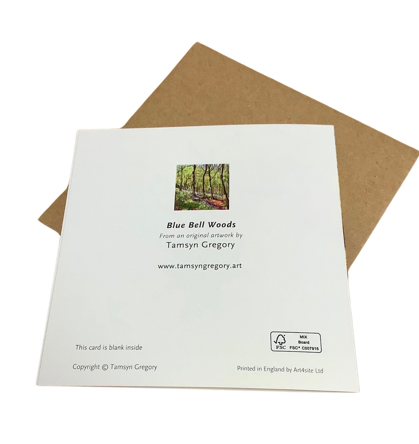 Bluebell Woods Art Card