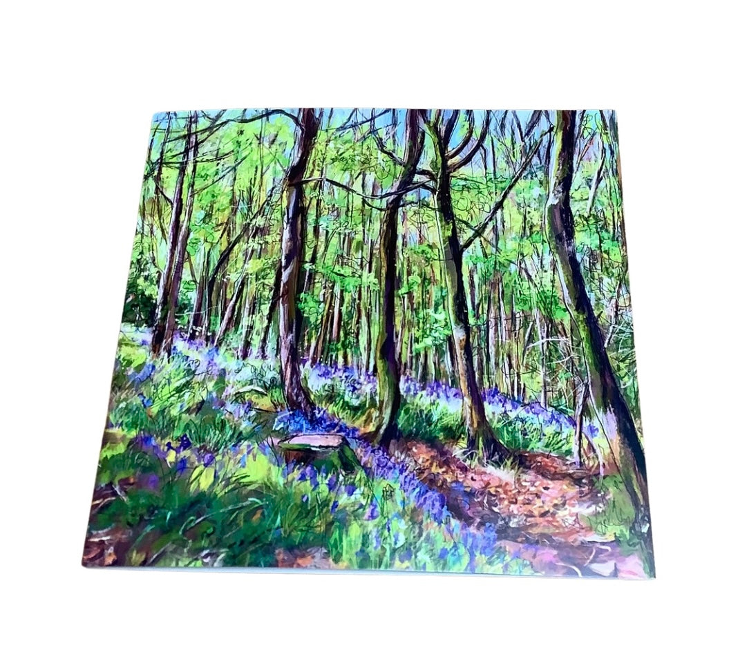 Bluebell Woods Art Card
