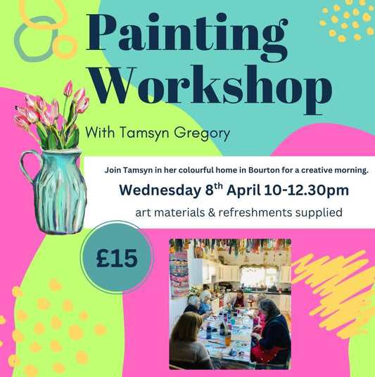 Monthly Wednesday Morning Creative Painting Workshops