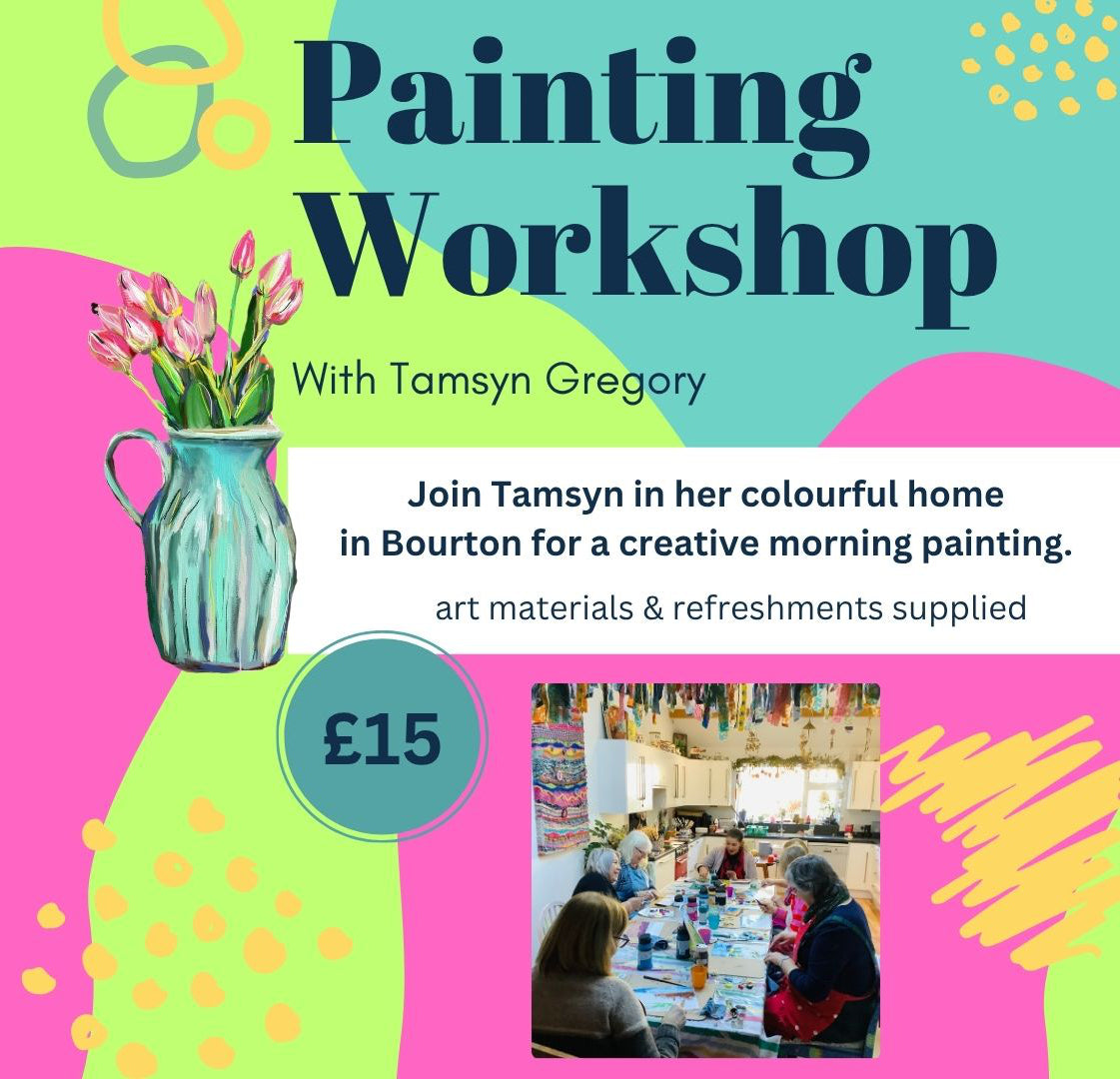 Monthly Wednesday Morning Creative Painting Workshops