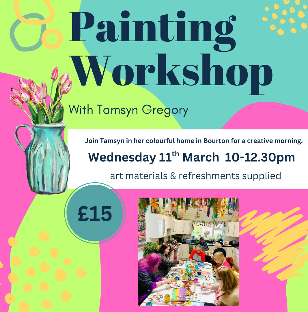 Monthly Wednesday Morning Creative Painting Workshops