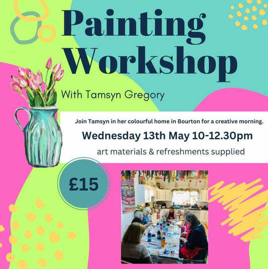 Monthly Wednesday Morning Creative Painting Workshops