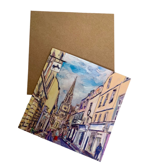 Green Street. Bath. Art Card