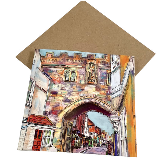 Under The Arch Art Card