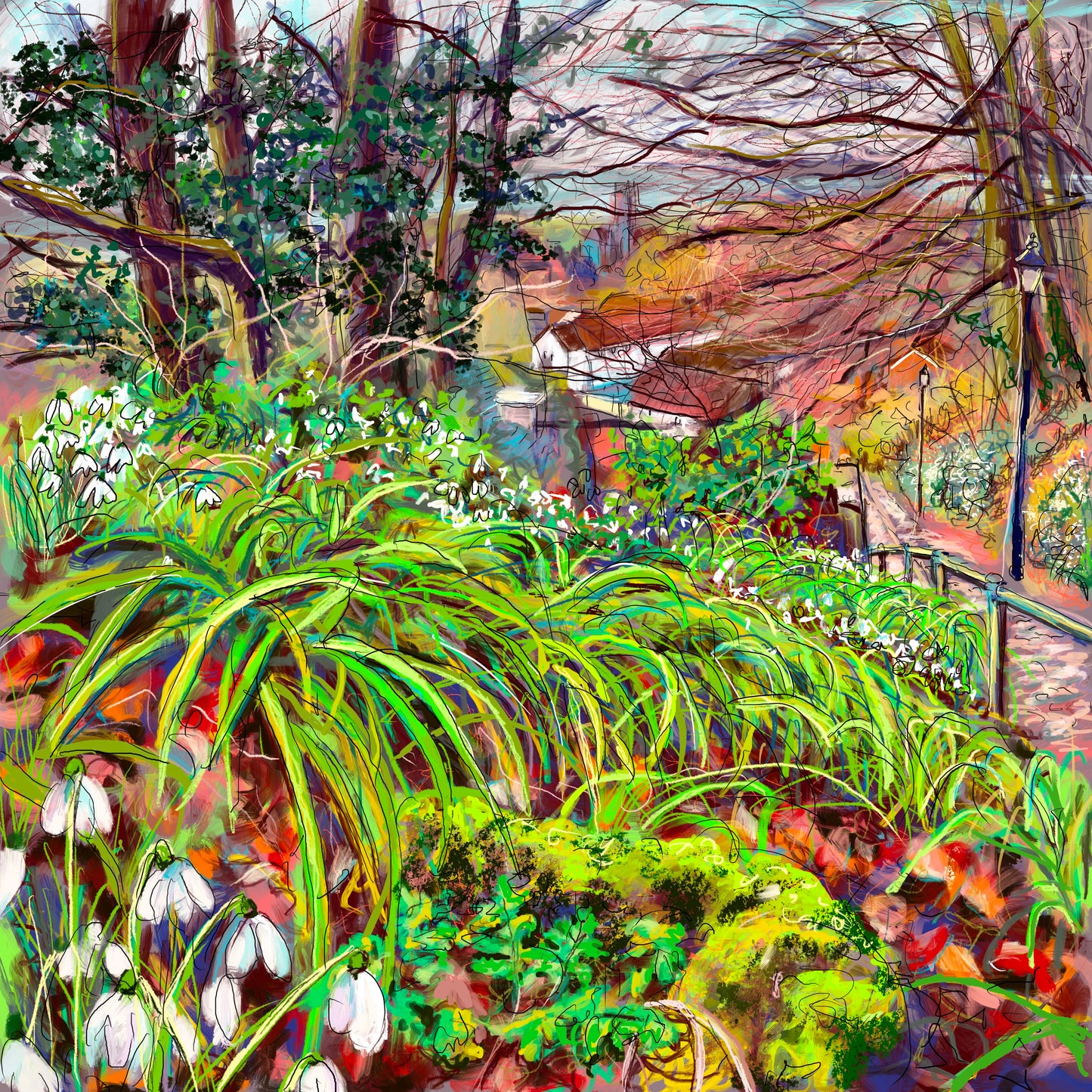 Stoney Path Art Card