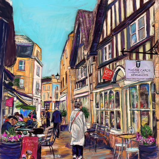 The Shambles  Bradford On Avon Art Card