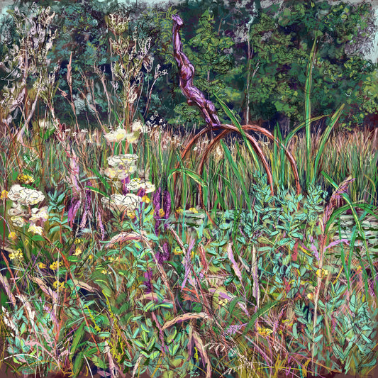 Figure Amongst The Grasses