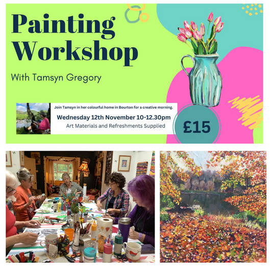 Monthly Wednesday Morning Creative Painting Workshops